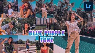Blue Purple Tone Preset | Lightroom Mobile Free Preset | Free DNG | Lightroom Mobile Tutorial |