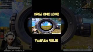 AWM one love in Pubg mobile #pubgmobile #shorts