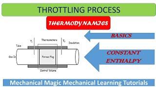 what is throttling | throttling process | throttling process thermodynamics |