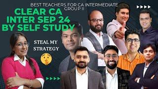 Cleared CA Intermediate Group 2 by SELF STUDY | Best YouTube channels for CA Intermediate | *FREE*