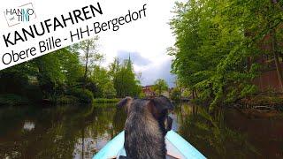 Bille canoe tour  | Paddling on the upper Bille + 5 entry ideas near Bergedorf | Hanno and Tini