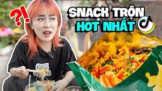 Một ngày Misthy ngập trong topping. Snack phô mai trộn hot Tiktok có đáng để thử? WHAT THE FOOD