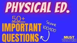 Important questions physical education class 10 icse | physical education important MCQ icse 2023 |