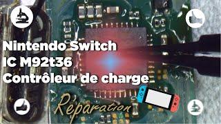 On change l'IC M92T36 à cause d'un connecteur défectueux d'une Nintendo Switch - Pieces2mobile