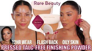 RARE BEAUTY TRUE TO MYSELF TINTED PRESSED FINISHING POWDER +12HR WEAR TEST*oily skin*|MagdalineJanet