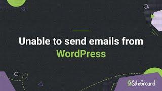 How to Fix the WordPress Not Sending Emails Issue | Tutorial
