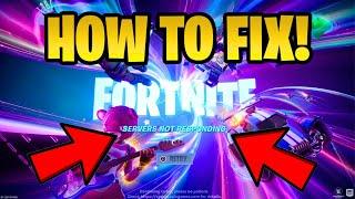 Why is Fortnite Servers Down? (How to Fix Fortnite Servers Not Responding)