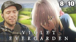 THE TEARS ARE FLOWING! | Violet Evergarden Episode 8, 9, 10 | REACTION