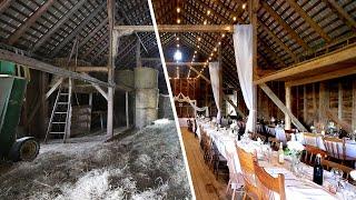 Transforming A 100+ Year Old Barn Into A Wedding Venue