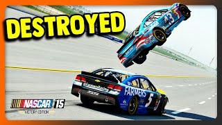 Never Go Five Wide at Talladega in NASCAR '15 Career