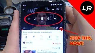 How To Disable 'X' Button on Youtube App