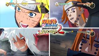 Naruto Shippuden Ultimate Ninja Storm 2 - All Quick Time Events / Epic Anime Battles/Original Fights