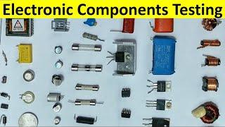 All electronic components names, symbols, functions, testing, and pictures - electronics repair SMD