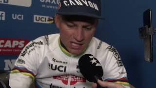 Mathieu van der Poel - Interview at the finish - E3 Saxo Classic 2024