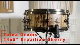 Faina Snare Drum Soundtest Handcrafted in Portugal