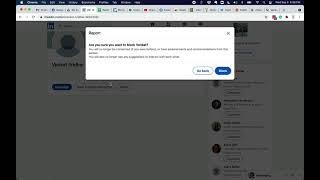 Blocking People on LinkedIn