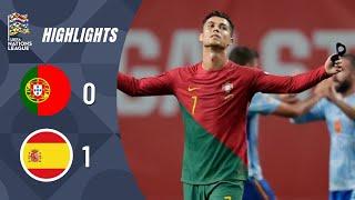 Portugal vs Spain 0-1 | Extended Highlight & Goal | UEFA Nations League 2022/2024