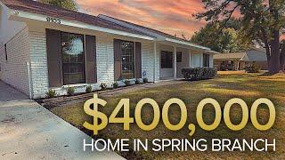 What $400,000 Gets You in Spring Branch | Home Tour in Houston, TX