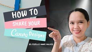 How to Share your Canva Designs to Others?