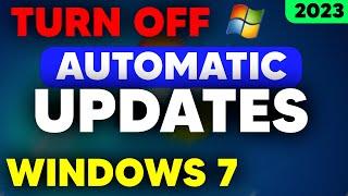 How to Turn off Automatic Updates in Windows 7