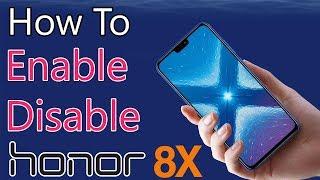 How To Enable Or Disable Notch In Honor 8X
