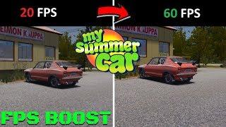 DISABLE ALL - FPS BOOST - BEST WAY TO INCREASE FPS -  My Summer Car #172 (Mod)