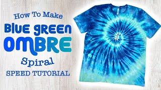 Blue Ombré Tie-Dye Speed Tutorial