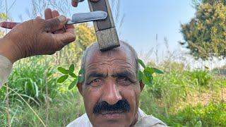 ASMR Fast Shaving But Barber Old Man ‍ [ASMR SHAMS]