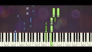 Arrietty's Song - The Secret World of Arrietty - Piano Tutorial (synthesia) acoustic