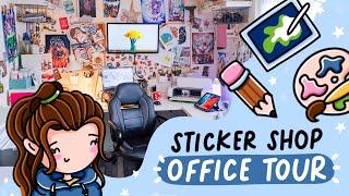 OFFICE/CRAFT ROOM TOUR ️ || Etsy Stationery & Planner Sticker Shop