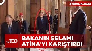 Yunan Bakanın Eğilerek Erdoğan'ı Selamlaması Olay Yarattı! | Ece Üner ile TV100 Ana Haber