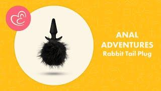 Anal Adventures Platinum Rabbit Tail Plug Review | EasyToys