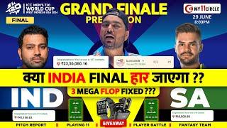 INDIA vs South Africa Dream11 Prediction IND vs SA T20 World Cup Final Dream11 Team Of Today Match