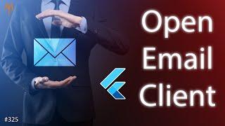 Flutter Tutorial - How To Open Email App To Send Email | URL Launcher