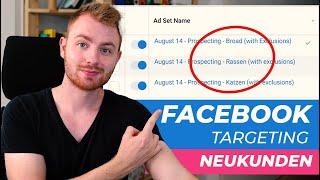 Facebook Ads Targeting Hack für Neukunden 2021 Deutsch