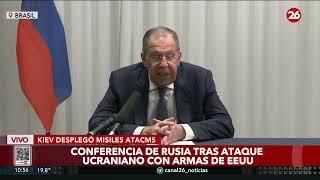  EN VIVO - BRASIL | Conferencia de RUSIA tras ataque UCRANIANO con armas de EEUU