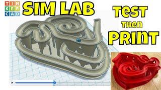 Simulate and Animate 3D Prints in Tinkercad Sim Lab