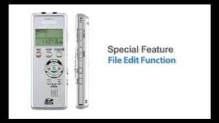 SANYO ICR FP600D Digital MP3 Voice Recorder with expandable SD card memory slot - SANYO 600D