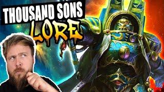 Thousand Sons Deep Dive. Egyptian Space Wizards? | Warhammer 40K Lore
