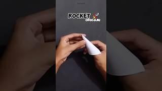 How to make a paper rocket #shorts #origami