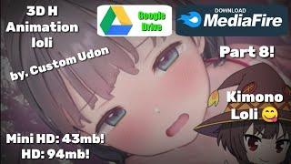 3D animation loli part 8 || Kimono loli || by.Custom Udon || Guardian Tales