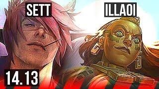 SETT vs ILLAOI (TOP) | 9 solo kills, Legendary | VN Master | 14.13