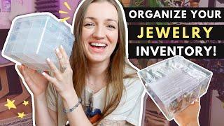 Jewelry inventory STORAGE IDEAS for small business! Jewelry selling biz