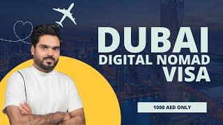 How to get Dubai Digital Nomad VISA in only 1000 Dirham | Best for Freelancers