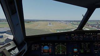 Southampton EGHI Landing | ToLiss A319