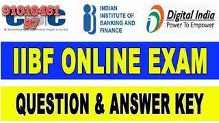 IIBF EXAM QUESTIONS AND ANSWER 2021