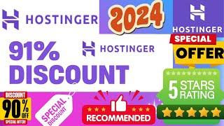 Hostinger Discount 2024 - SAVE 91% OFF NOW  with Latest Coupon Code
