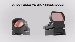 Vector Optics // Why Does Your Red Dot Flicker Or Vary In Brightness? Direct Bulb Vs Diaphragm Bulb