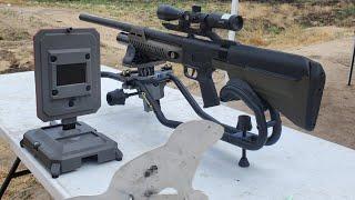 umarex hammer 50cal long distance shooting.