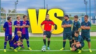 BARCELONA VS CHELSEA 4vs4 | PARTIDO FÚTBOL [Crazy Crew]